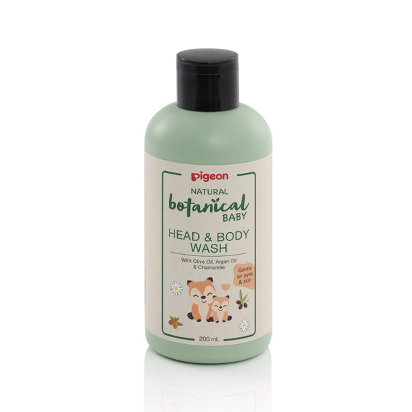 Pigeon Natural Botanical Head & Body Wash 200ml